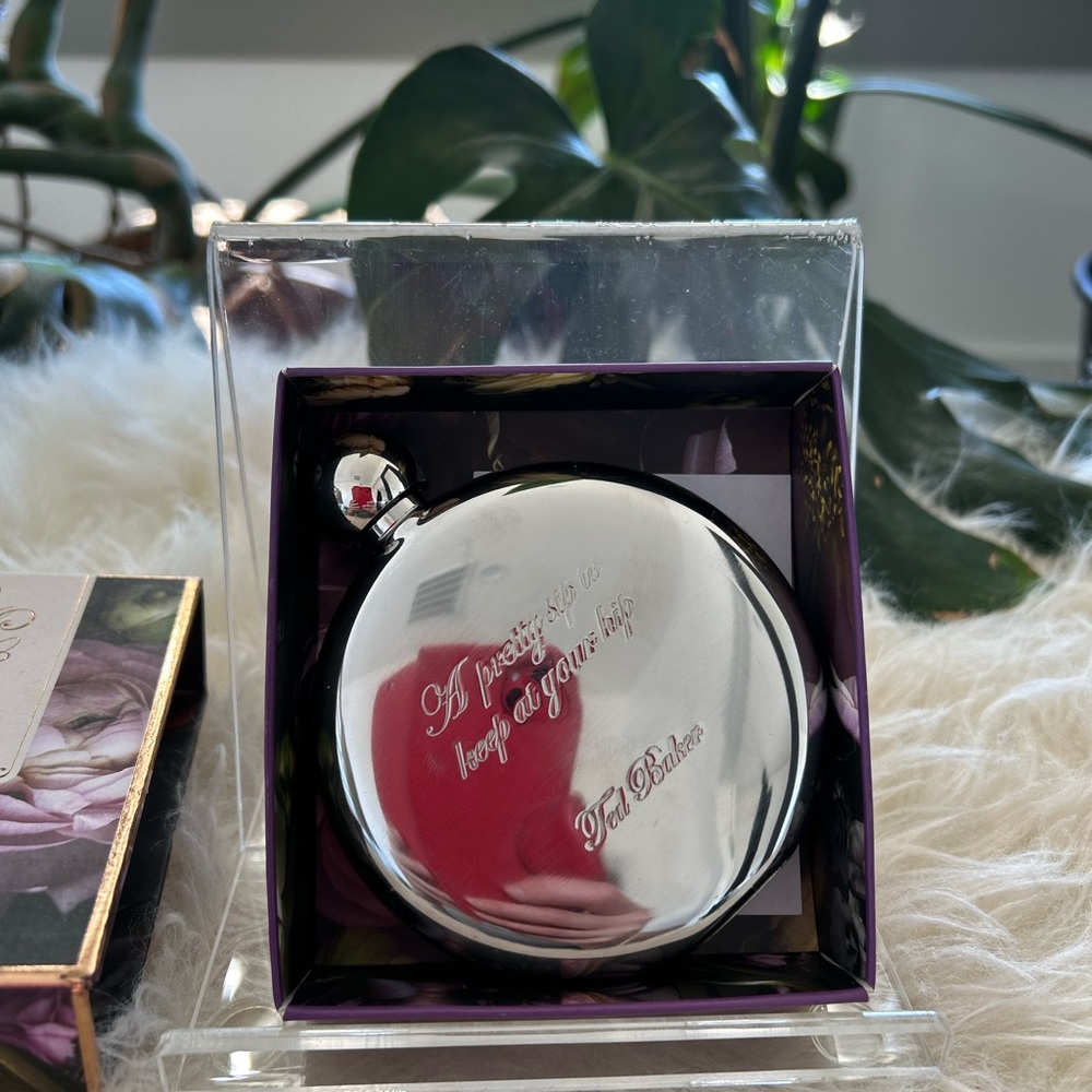 Ted Baker Hip Flask in box